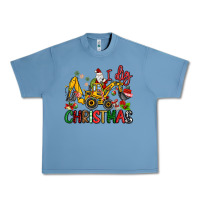 Pebble Blue I Dig Christmas Urban Heavy Tee - MaliasSmallBusiness