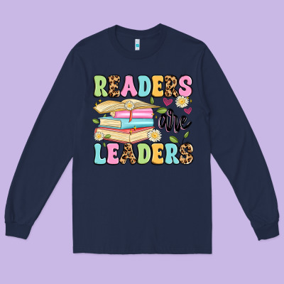 Readers Are Leaders Long Sleeve Tee Designed By Artiststas
