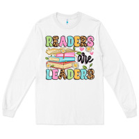 White readers are leaders Long Sleeve Tee - Artiststas