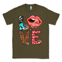 Army Green valentines love Classic Tee - JahusDesignShop