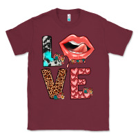 Burgundy valentines love Classic Tee - JahusDesignShop