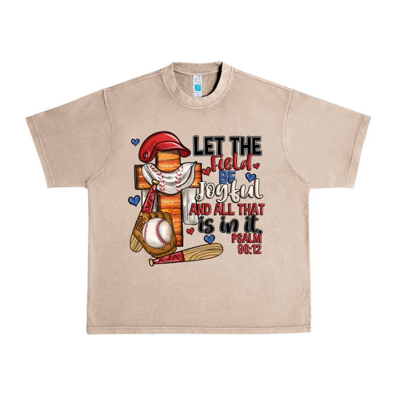 Let The Field Be Joyful And All That Is In It Urban Heavy Tee by JahusDesignShop | Teevron