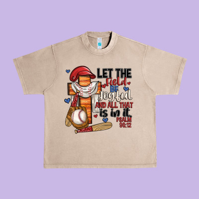 Let The Field Be Joyful And All That Is In It Urban Heavy Tee Designed By Jahusdesignshop