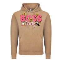 Vintage Coffee boss lady Vintage Hoodie - MaliasSmallBusiness