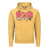 Vintage Mustard boss lady Vintage Hoodie - MaliasSmallBusiness