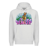 Dove Grey Egg hunter Easter Day Premium Hoodie - CowGirlArtShop