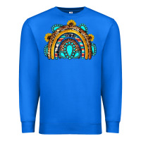 True Royal western gemstones sunflowers rainbow Premium Sweatshirt - OliviaCreatesArt