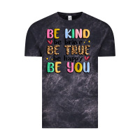 Cloud Black be kind be brave be true be happy be you Vintage Tee - MaliasSmallBusiness