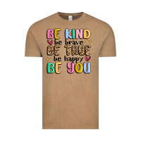 Vintage Coffee be kind be brave be true be happy be you Vintage Tee - MaliasSmallBusiness