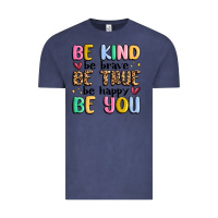 Vintage Denim be kind be brave be true be happy be you Vintage Tee - MaliasSmallBusiness