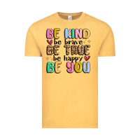 Vintage Mustard be kind be brave be true be happy be you Vintage Tee - MaliasSmallBusiness
