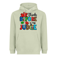 Matcha think before you judge Heavyweight Hoodie - OliviaCreatesArt