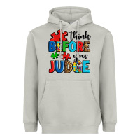Moon Dust think before you judge Heavyweight Hoodie - OliviaCreatesArt