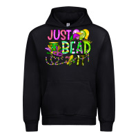 Black Just Bead it Urban Hoodie - CowhideDigitalArt