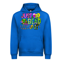 Cobalt Just Bead it Urban Hoodie - CowhideDigitalArt