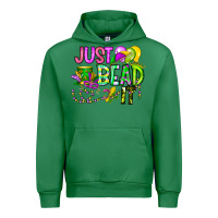 Emerald Just Bead it Urban Hoodie - CowhideDigitalArt