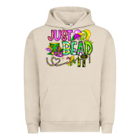 Pigment French Oak Just Bead it Urban Hoodie - CowhideDigitalArt