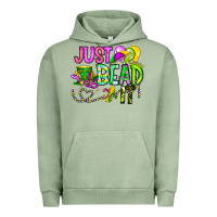Pigment Oil Green Just Bead it Urban Hoodie - CowhideDigitalArt