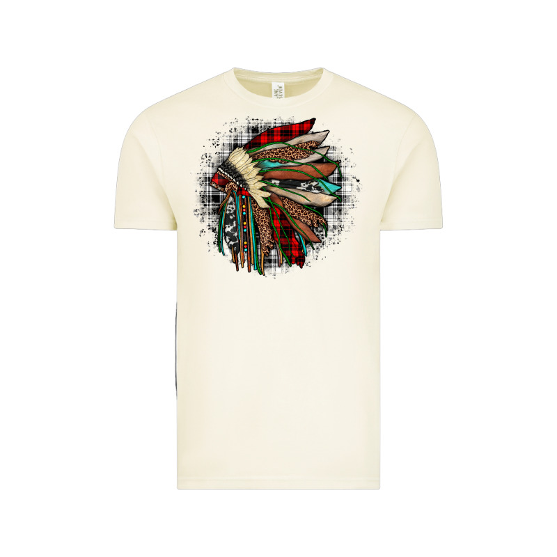 Indian Headdress Vintage Tee by JahusDesignShop | Teevron