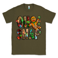 Army Green Oh snap Christmas Classic Tee - NancyCooperArtShop