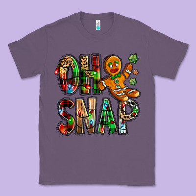Oh Snap Christmas Classic Tee Designed By Nancycooperartshop