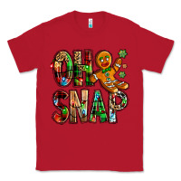 Red Oh snap Christmas Classic Tee - NancyCooperArtShop