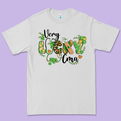 St. Patricks Day Very Lucky Cma Premium Tee Designed By Barkaloodesign