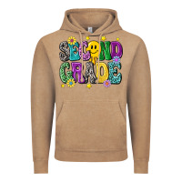 Vintage Coffee second grade Vintage Hoodie - NancyCooperArtShop