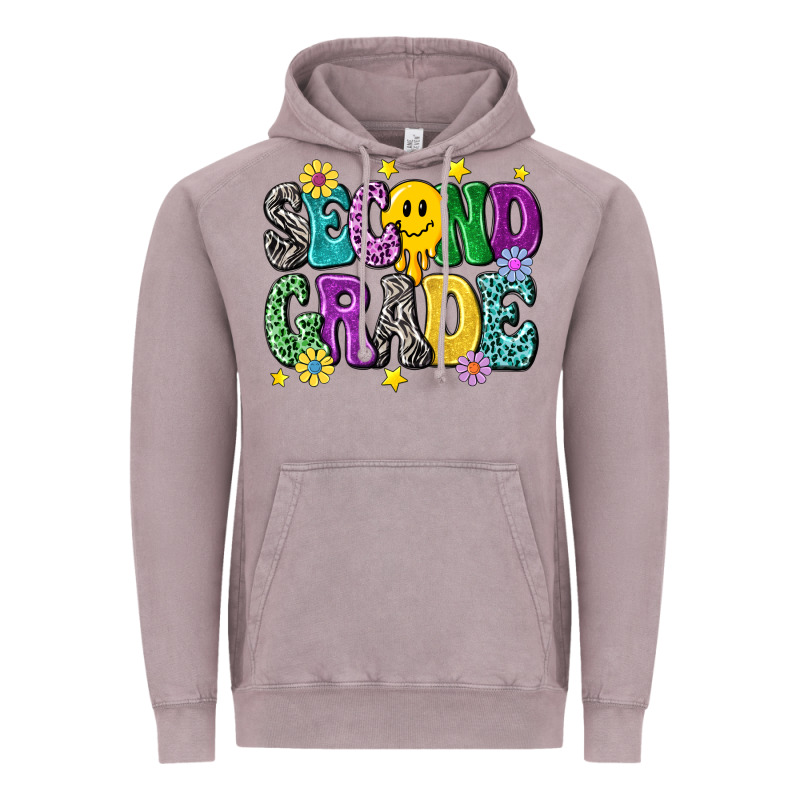 Second Grade Vintage Hoodie by NancyCooperArtShop | Teevron
