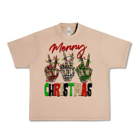 Burro Merry Christmas skeleton hands Urban Heavy Tee - NancyCooperArtShop