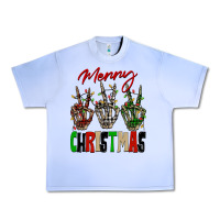 Grape Ice Merry Christmas skeleton hands Urban Heavy Tee - NancyCooperArtShop