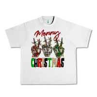 Lunar Rock Merry Christmas skeleton hands Urban Heavy Tee - NancyCooperArtShop