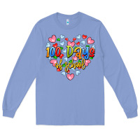 Colony Blue 100 days of school Long Sleeve Tee - Artiststas