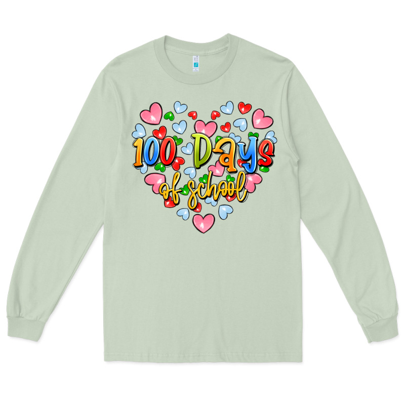 100 Days Of School Long Sleeve Tee by Artiststas | Teevron