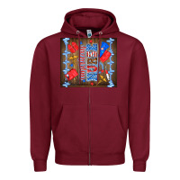 Burgundy American nurse Zipper Hoodie - TumblerDesignByShophia