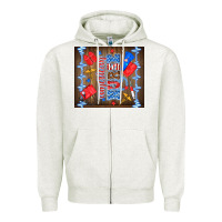 Oatmeal Heather American nurse Zipper Hoodie - TumblerDesignByShophia