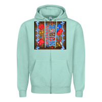 Seafoam American nurse Zipper Hoodie - TumblerDesignByShophia