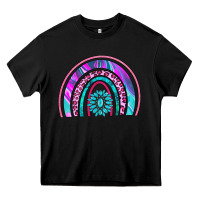Black rainbow and gemstone Heavy Core Tee - AdoDesignShop