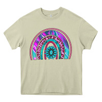 Mossy rainbow and gemstone Heavy Core Tee - AdoDesignShop