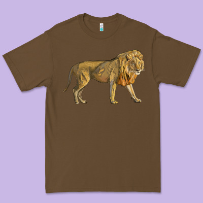 Lion Premium Tee Designed By Lillyallendesigns
