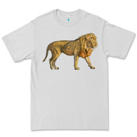 Dove Grey lion Premium Tee - LillyAllenDesigns