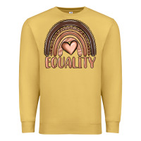 Antique Gold equality melanin rainbow Premium Sweatshirt - OliviaCreatesArt