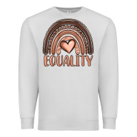 Dove Grey equality melanin rainbow Premium Sweatshirt - OliviaCreatesArt