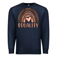Navy equality melanin rainbow Premium Sweatshirt - OliviaCreatesArt