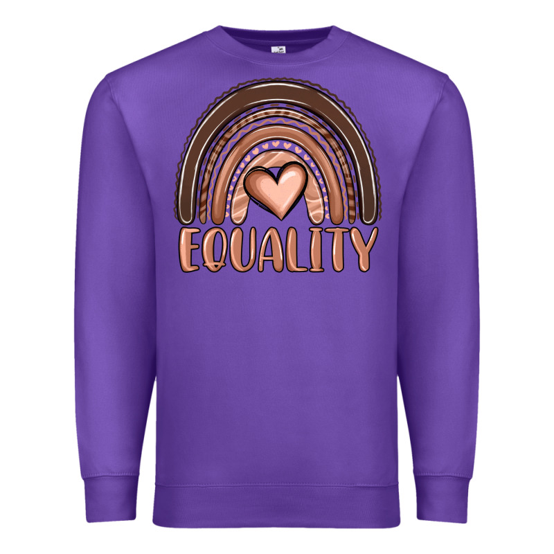 Equality Melanin Rainbow Premium Sweatshirt by OliviaCreatesArt | Teevron
