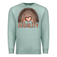 Seafoam equality melanin rainbow Premium Sweatshirt - OliviaCreatesArt