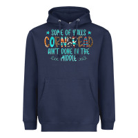 Navy Some Of Y'alls Cornbread Ain't Done In The Middle Heavyweight Hoodie - CowCowDesign