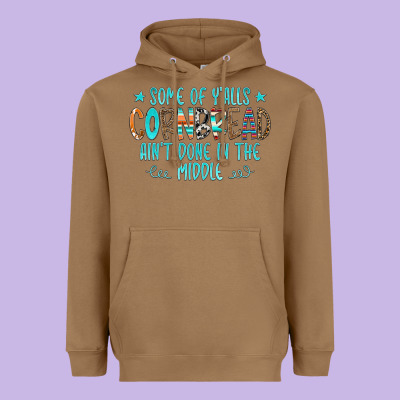 Some Of Y'alls Cornbread Ain't Done In The Middle Heavyweight Hoodie Designed By Cowcowdesign