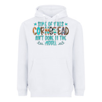 White Some Of Y'alls Cornbread Ain't Done In The Middle Heavyweight Hoodie - CowCowDesign