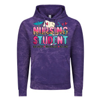 Cloud Purple nursing student no sleep no money no life Vintage Hoodie - MaliasSmallBusiness